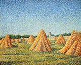 La Moissson By Charles Angrand