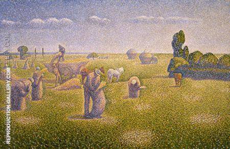 The Harvesters by Charles Angrand | Oil Painting Reproduction
