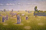The Harvesters By Charles Angrand