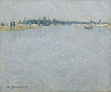 The Seine Morning By Charles Angrand