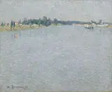 The Seine Morning By Charles Angrand