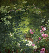 The Rose Garden By Carl Frederic Aagaard