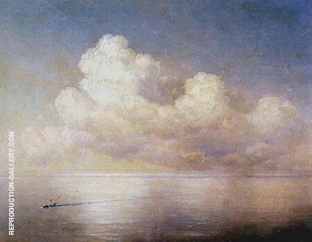 Clouds over The Sea on a Still Day By Ivan Aivazovsky