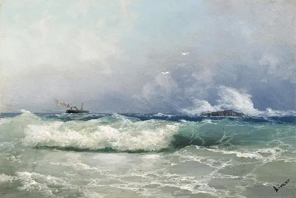 Biarritz, France By Ivan Aivazovsky