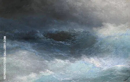 Stormy Sea By Ivan Aivazovsky