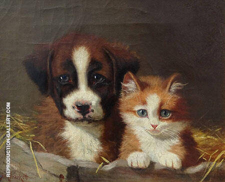 Chums by Sidney Lawrence Brackett | Oil Painting Reproduction