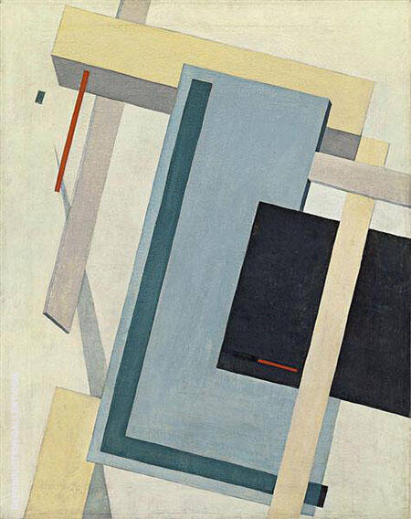 Proun 4 B by El Lissitzky | Oil Painting Reproduction