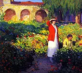 In the Garden By Joseph Kleitsch