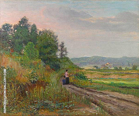 Out for a Stroll by Joseph Kleitsch | Oil Painting Reproduction