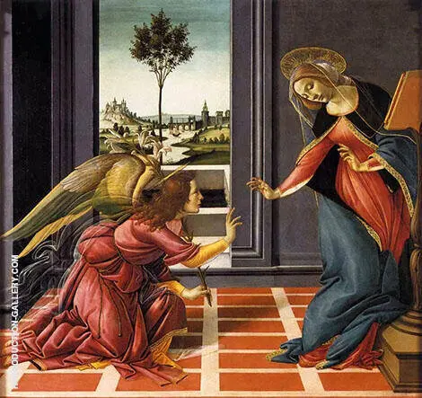 Cestello Annunciation By Sandro Botticelli