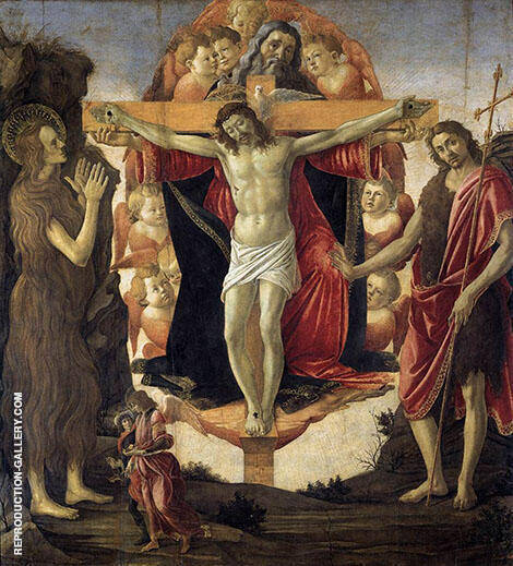 Holy Trinity c1491-1493 by Sandro Botticelli | Oil Painting Reproduction