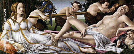 Venus and Mars by Sandro Botticelli | Oil Painting Reproduction
