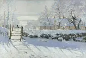 The Magpie c1868 By Claude Monet