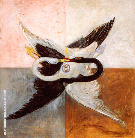 The Swan 1914 by Hilma AF Klint | Oil Painting Reproduction