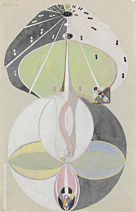 Tree of Knowledge No 5 By Hilma AF Klint
