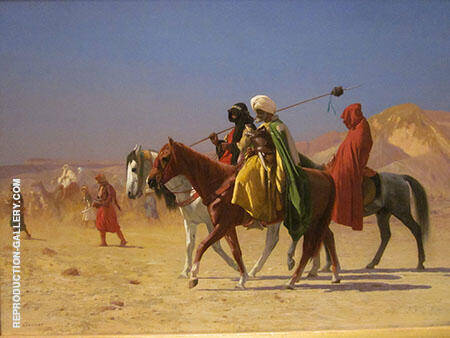 Arabs Crossing The Desert by Jean Leon Gerome | Oil Painting Reproduction