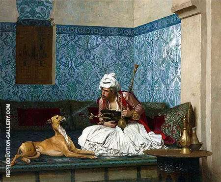 Arnaut and His Dog By Jean Leon Gerome