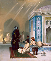 Pool in a Harem c1876 By Jean Leon Gerome