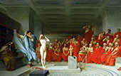 Phryne before The Areopagus 1861 By Jean Leon Gerome