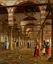 Prayer in The Mosque 1871 By Jean Leon Gerome