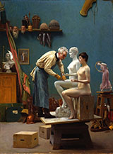 The Artists Model 1895 By Jean Leon Gerome