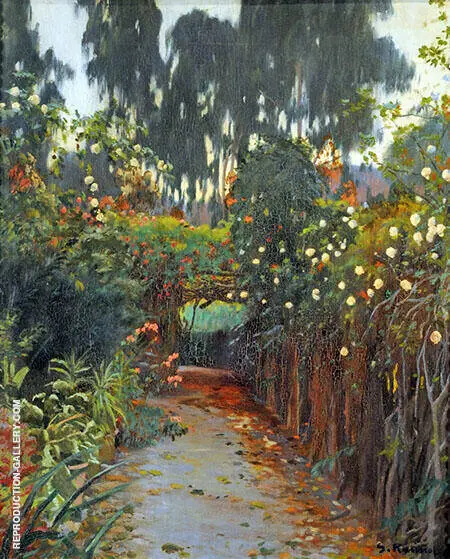 Camino de Rosas By Santiago Rusinol