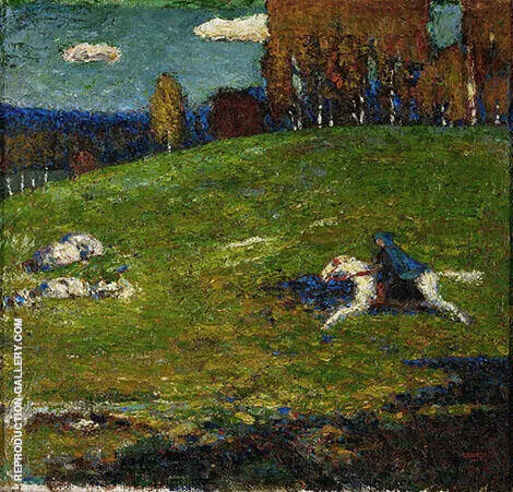 The Blue Rider 1903 By Wassily Kandinsky