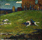 The Blue Rider 1903 By Wassily Kandinsky