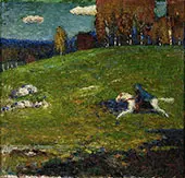 The Blue Rider 1903 By Wassily Kandinsky