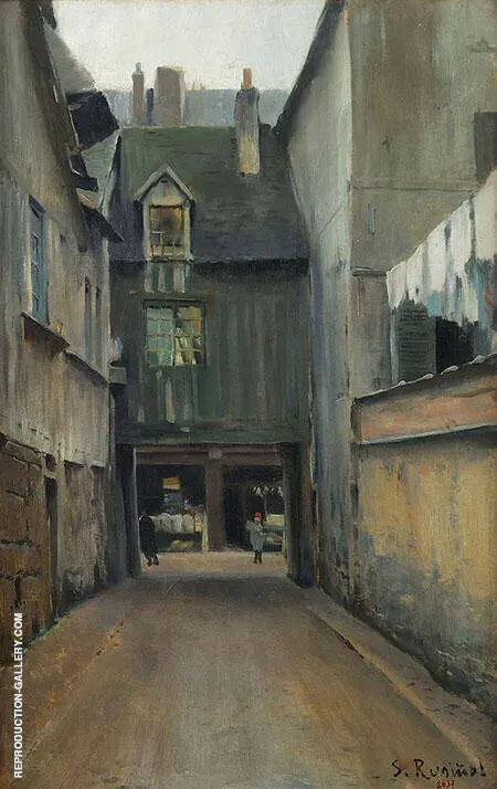 Carrer de Rouen By Santiago Rusinol