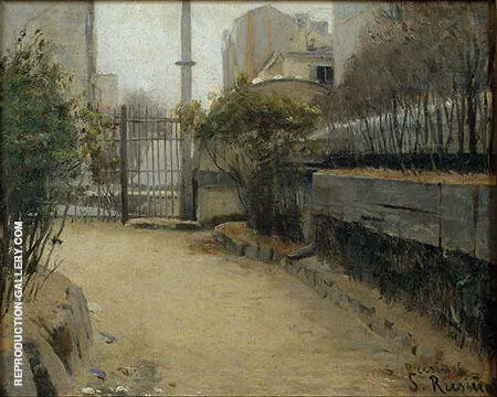 Garden of Montmartre By Santiago Rusinol