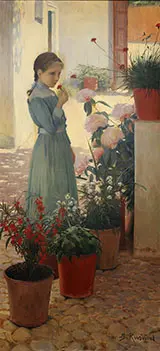 La Nena de la Clavellina By Santiago Rusinol