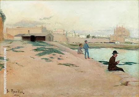 Majorca Landscape By Santiago Rusinol