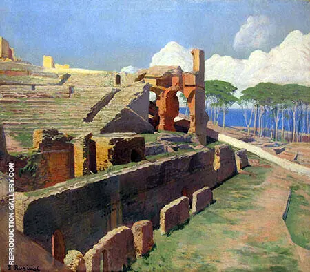 Teatro Romano de Sagunto By Santiago Rusinol