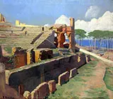 Teatro Romano de Sagunto By Santiago Rusinol