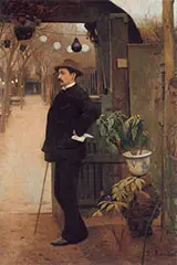 The Painter Miguel Utrillo By Santiago Rusinol