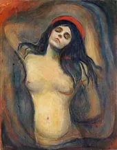 Madonna c1894 By Edvard Munch