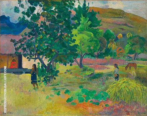 Te Fare La Maison 1892 By Paul Gauguin