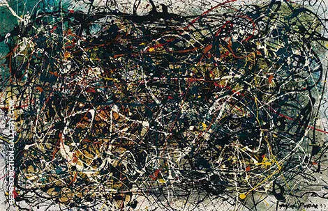 Untitled 1947 12 By Jackson Pollock (Inspired By)
