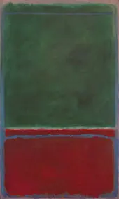 No 7 Green and Maroon 1953 By Mark Rothko (Inspired By)