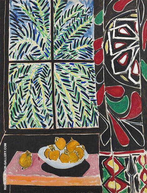 Egyptian Curtain by Henri Matisse | Oil Painting Reproduction