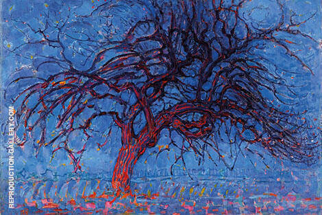 Red Tree by Piet Mondrian | Oil Painting Reproduction