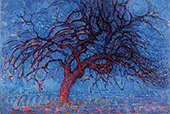 Red Tree By Piet Mondrian