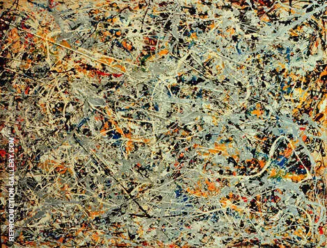 Untitled 1948 2 By Jackson Pollock (Inspired By)