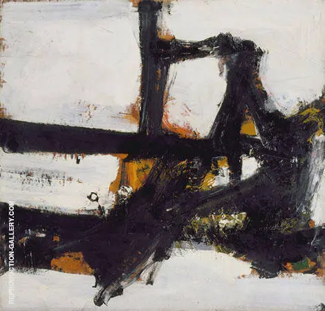 Orange Outline 1955 By Franz Kline