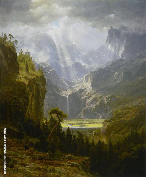 Rocky Mountains Landers Peak By Albert Bierstadt