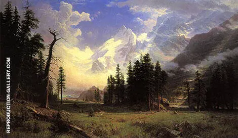 The Morteratsch Glacier Upper Engadine Valley 1895 By Albert Bierstadt