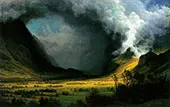 Storm in the Mountains c1870 By Albert Bierstadt
