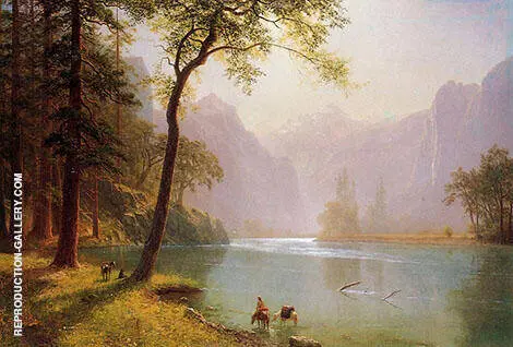 Kern's River Valley, California, 1871 By Albert Bierstadt