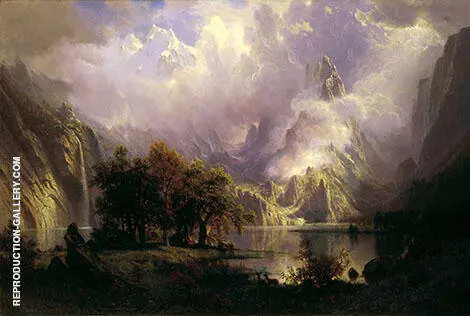 Rocky Mountain Landscape 1870 By Albert Bierstadt